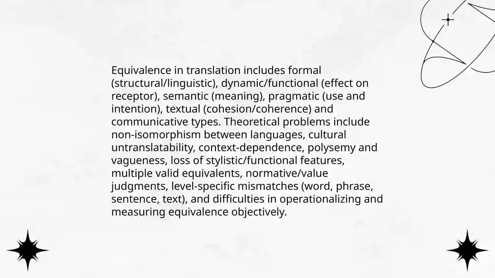 The main problems in the theory of translation 3