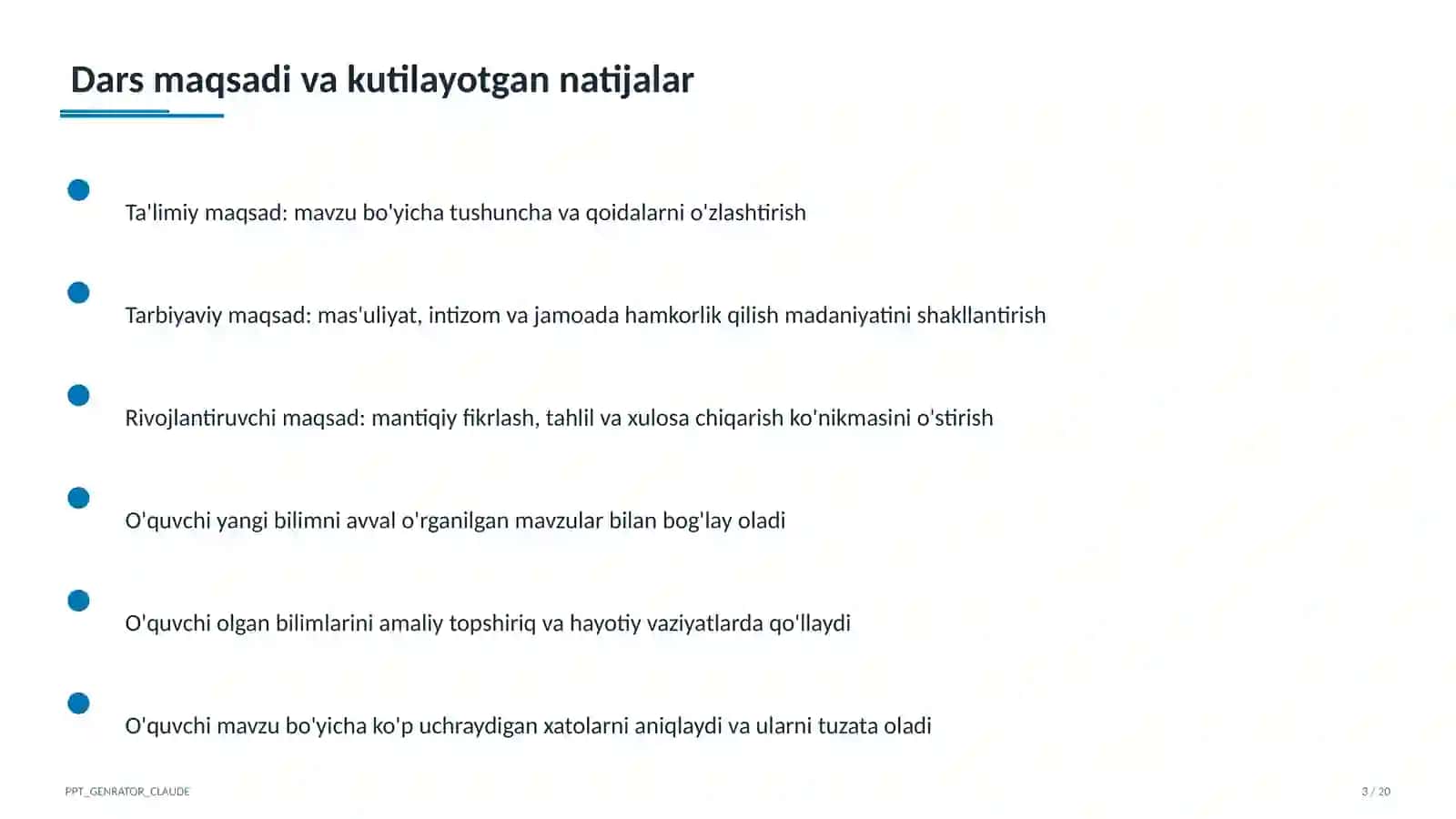 Job interview and career vocabulary (11-sinf) 3