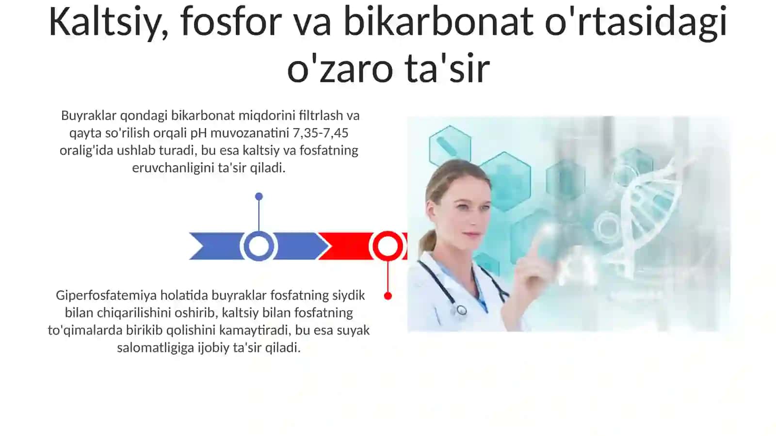 Buyraklarning kalsiy, fosfor va bikarbonat almashinuvidagi roli 3
