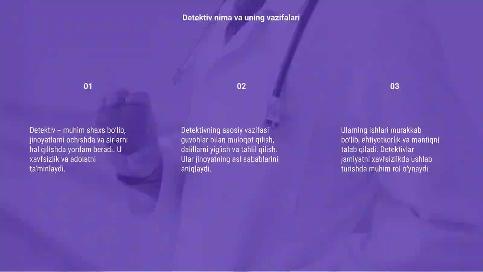 Detektiv xulosa chiqarish 3