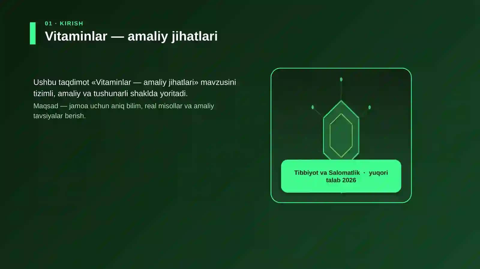 Vitaminlar — amaliy jihatlari 3