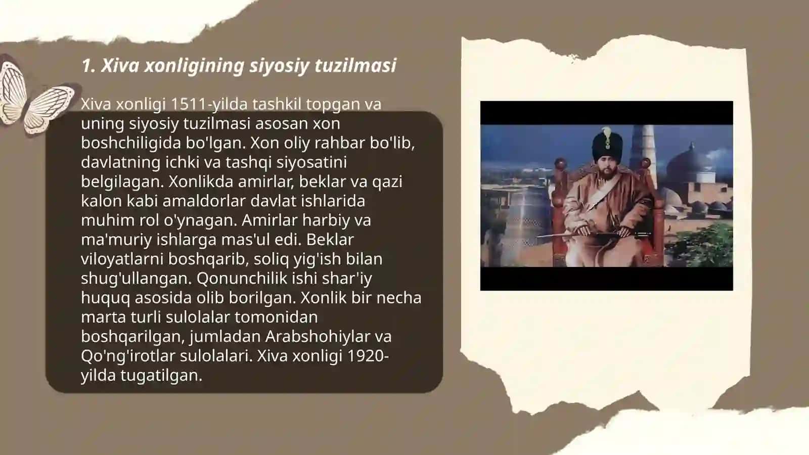 Xiva xonligidagi mansablar 3