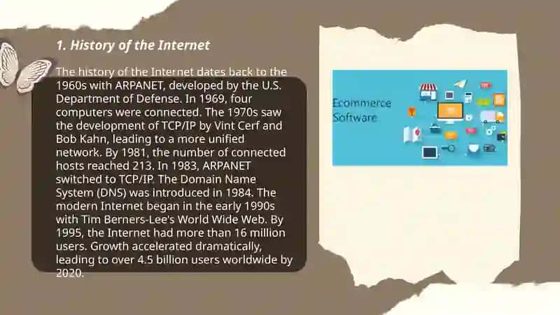 The internet and e-commerce 3