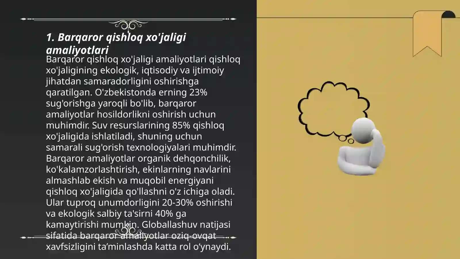 Barqaror Qishloq Xo'jaligi Amaliyotlari 3