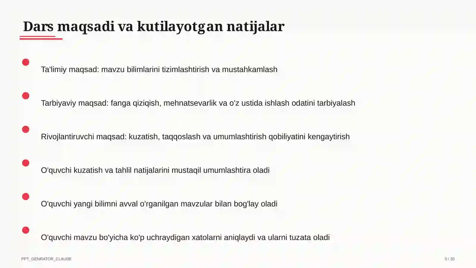 Kombinatorika: o'rin almashtirish, guruhlash (9-sinf) 3