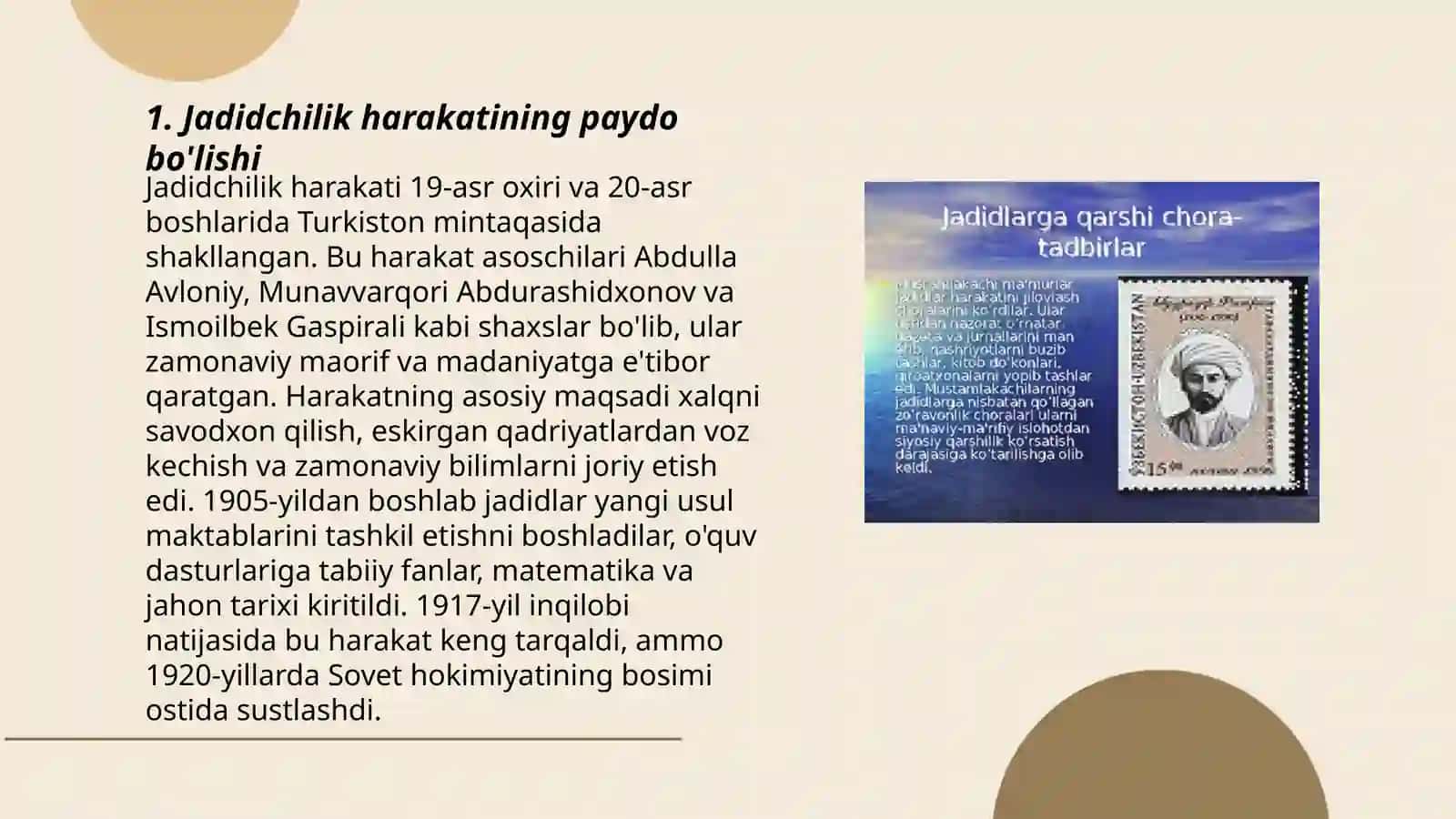 Jadidchilik harakatining ijtimoiy-siyosiy mohiyati va jadidlar tafakkuri 3