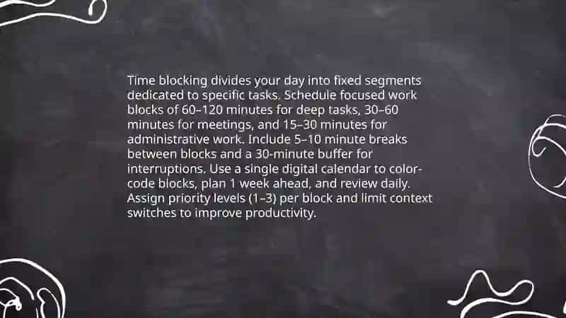 Time Organization 3