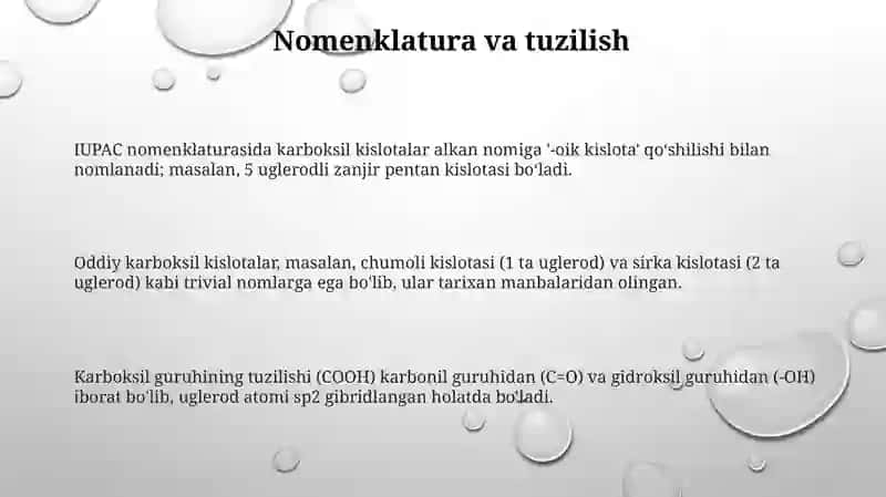 Karbonkislotalar 3
