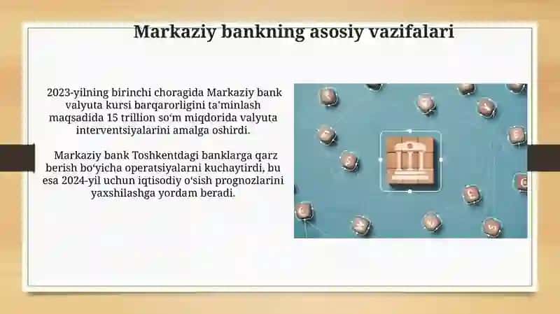 Markaziy bankning asosiy vazifalari 3