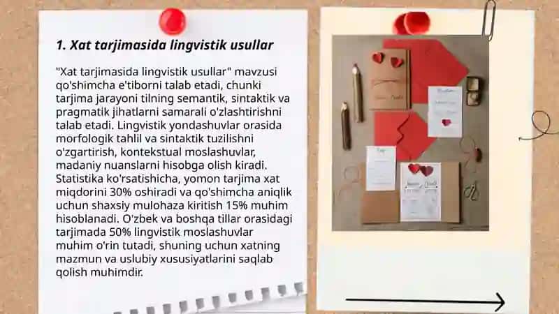 Norasmiy xat va maktublarni tarjima qilish usullari 3