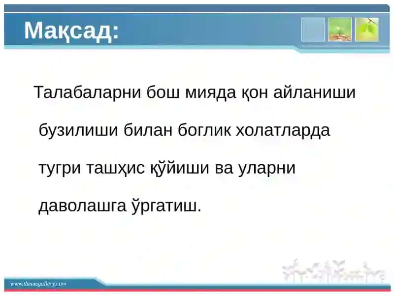 Асаб тизимининг қон томир касалликари 3