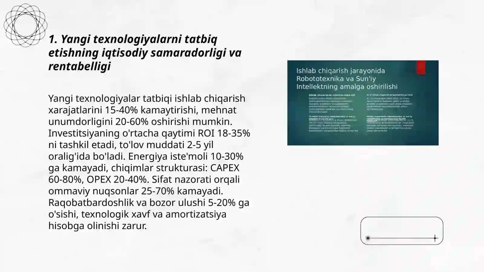 Yangi texnologiyalarni tatbiq etish zarurati va istiqbollari 3