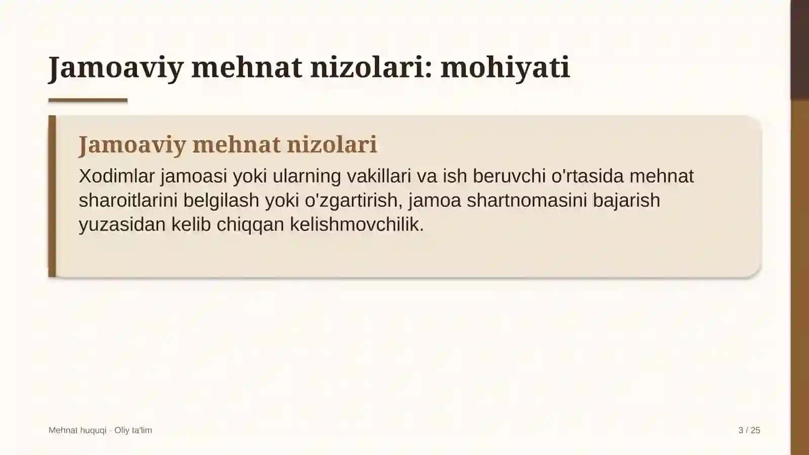 Limonchilikda jamoaviy mehnat nizolari 3