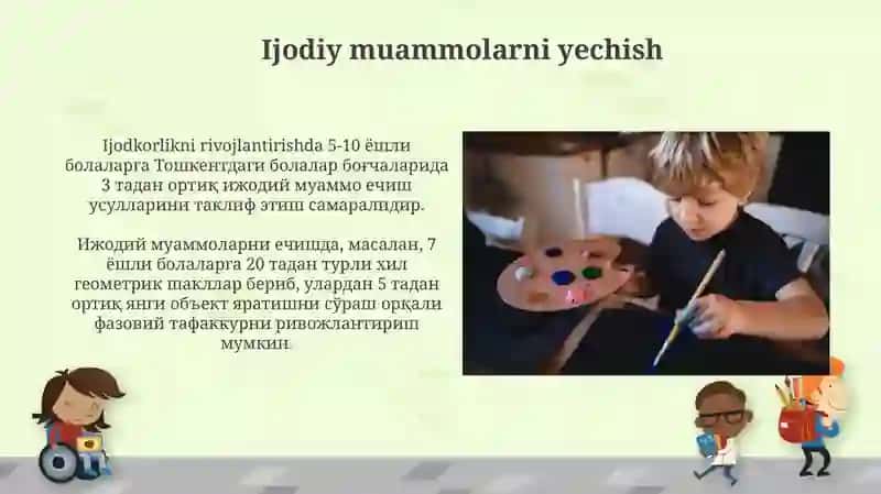 Sahnalashtirish faoliyati jarayonida bolalar ijodkorligini rivojlantirish metodlari 3