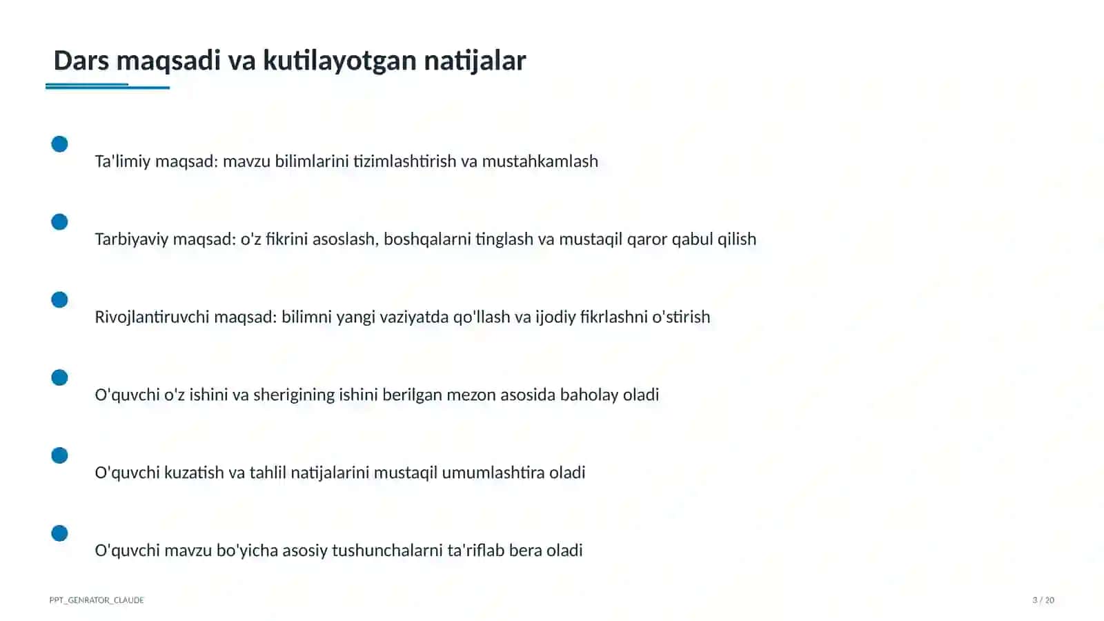 Mulk huquqi va intellektual mulk (11-sinf) 3