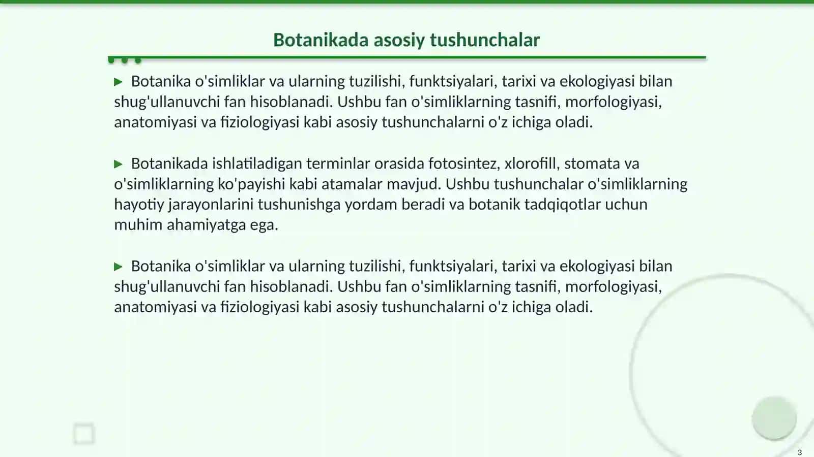 Botanikadan masala mashq krossvord va rebuslar tuzish 3