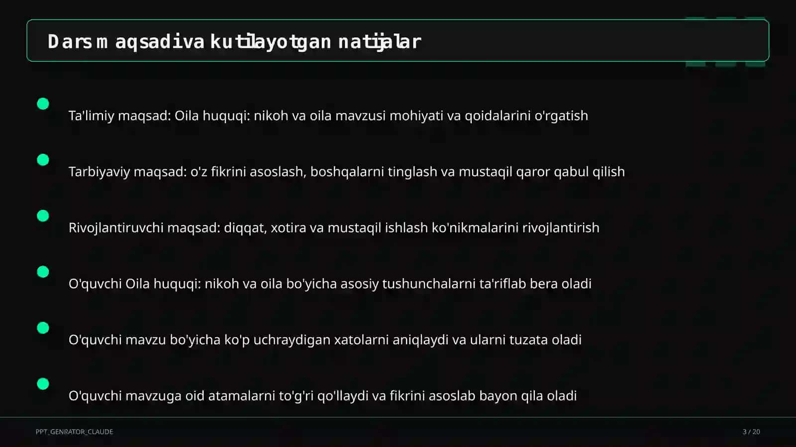 Huquq va iqtisodiyot asoslari (9–11) 3