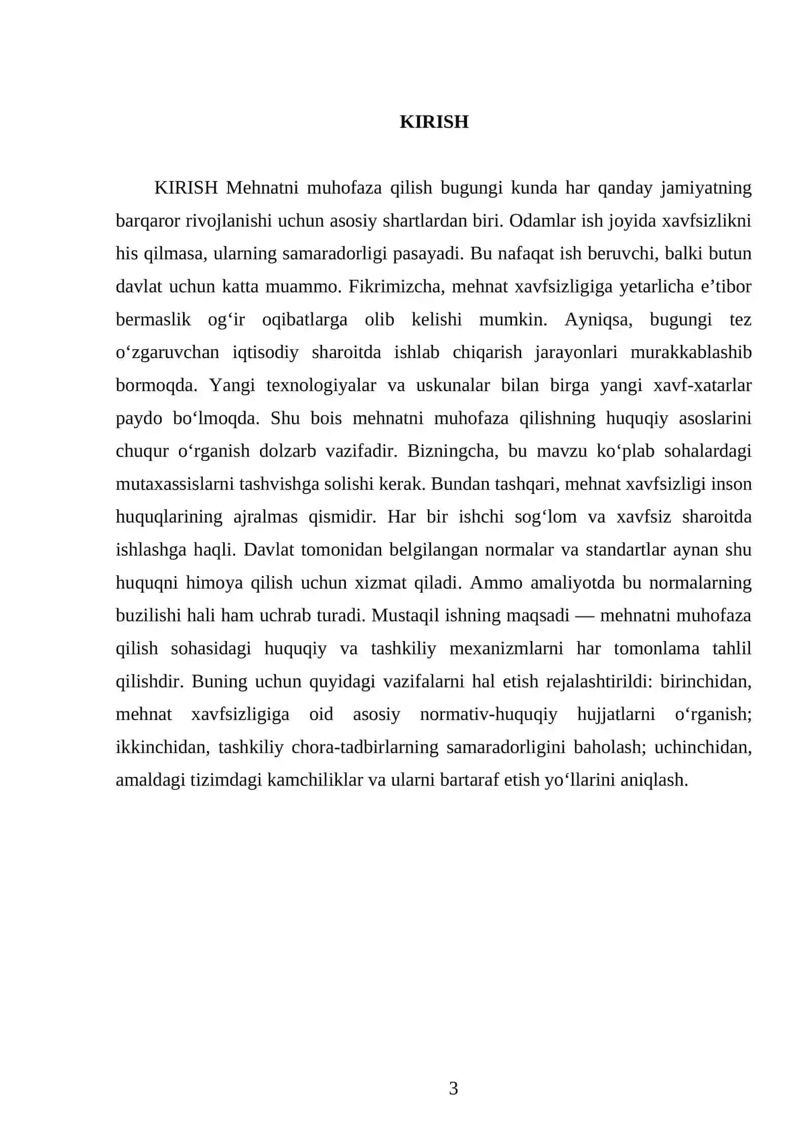 Mehnatni muhofaza qilishning huquqiy va tashkiliy asoslari 3