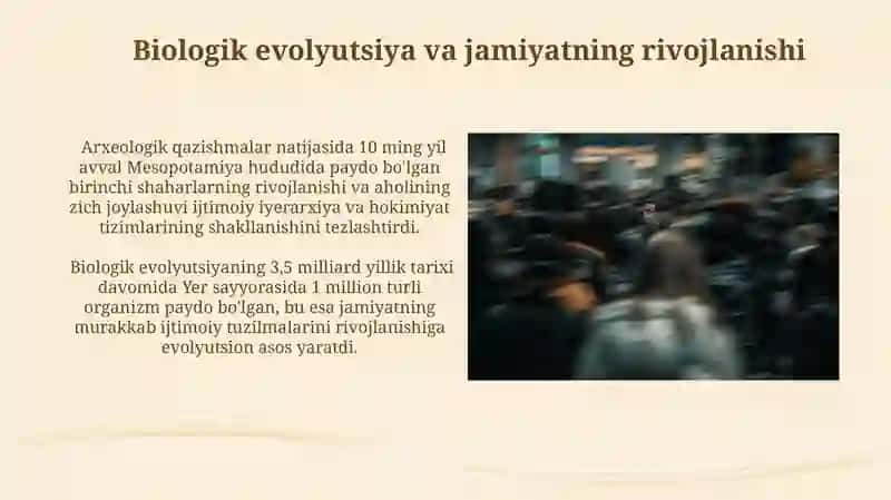 Jamiyatning paydo bôlishiga oid qarashlar dinamikasi 3