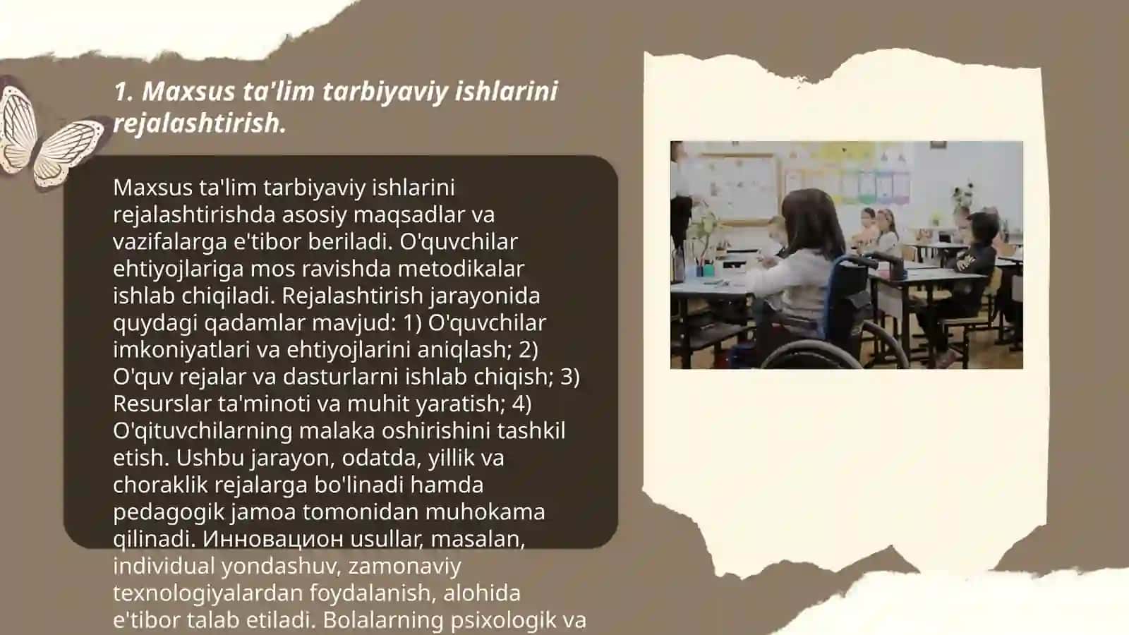 Maxsus ta'lim tarbiyaviy ishlar tashkilotchisining qobiliyati va ishbilarmonligi 3