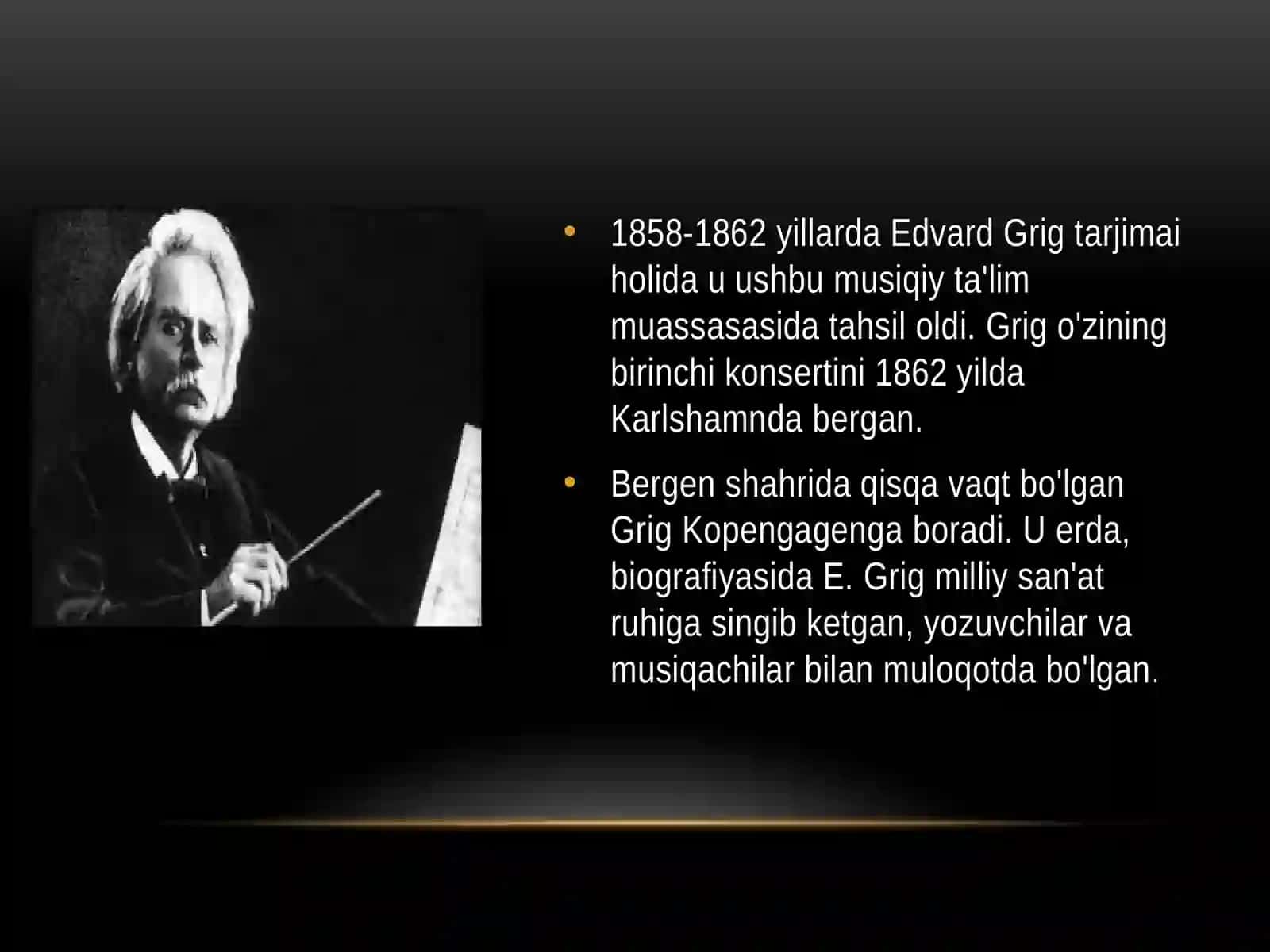 Edvard Grig (1843 - 1907) - musiqa 3