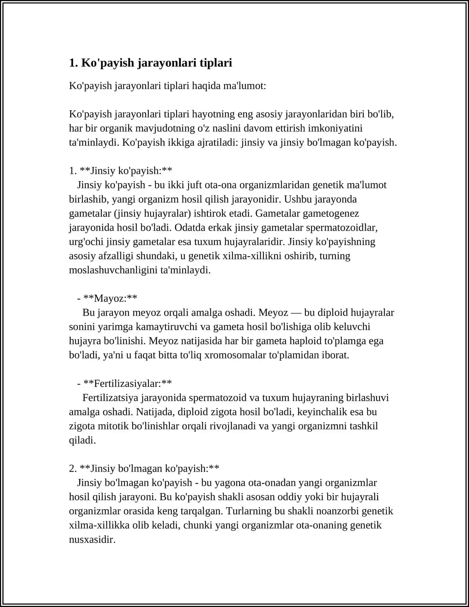 KO'PAYISH TIPLARI VA KLASSIFIKATSIYASI,SITOLOGIYA 3