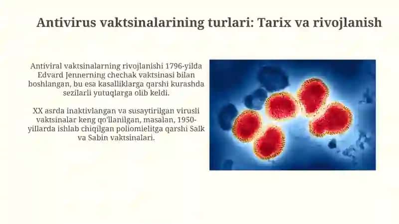 Viruslarga qarshi vaksina turlari 3