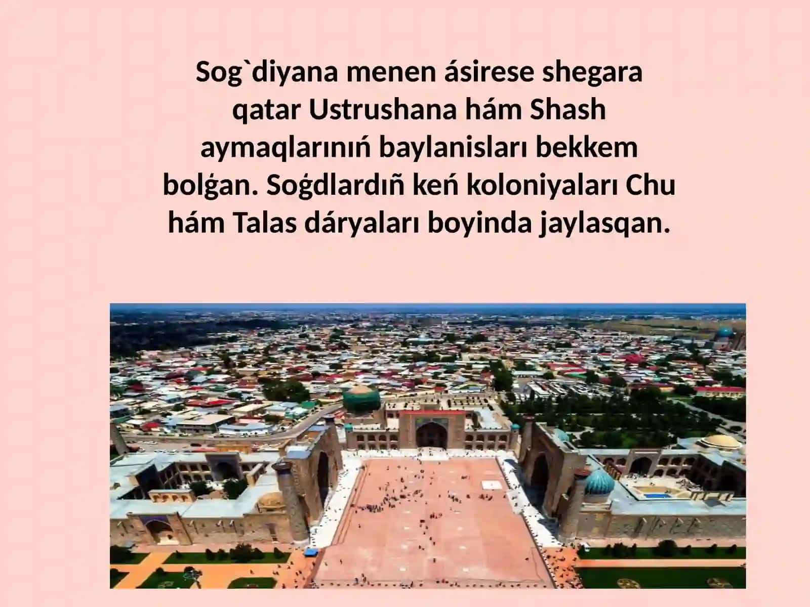 Samarqand hàm Orta Zarafshan qalaları urbanizatsiyası 3