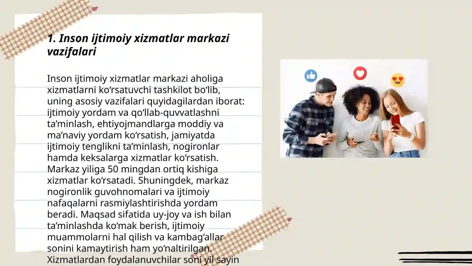 Inson ijtimoiy xizmatlar markazi 3