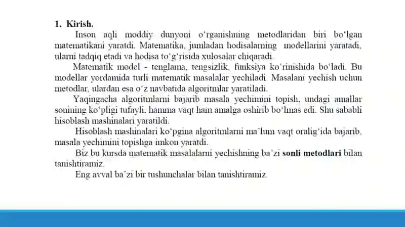 Xatoliklar nazariyasi 3