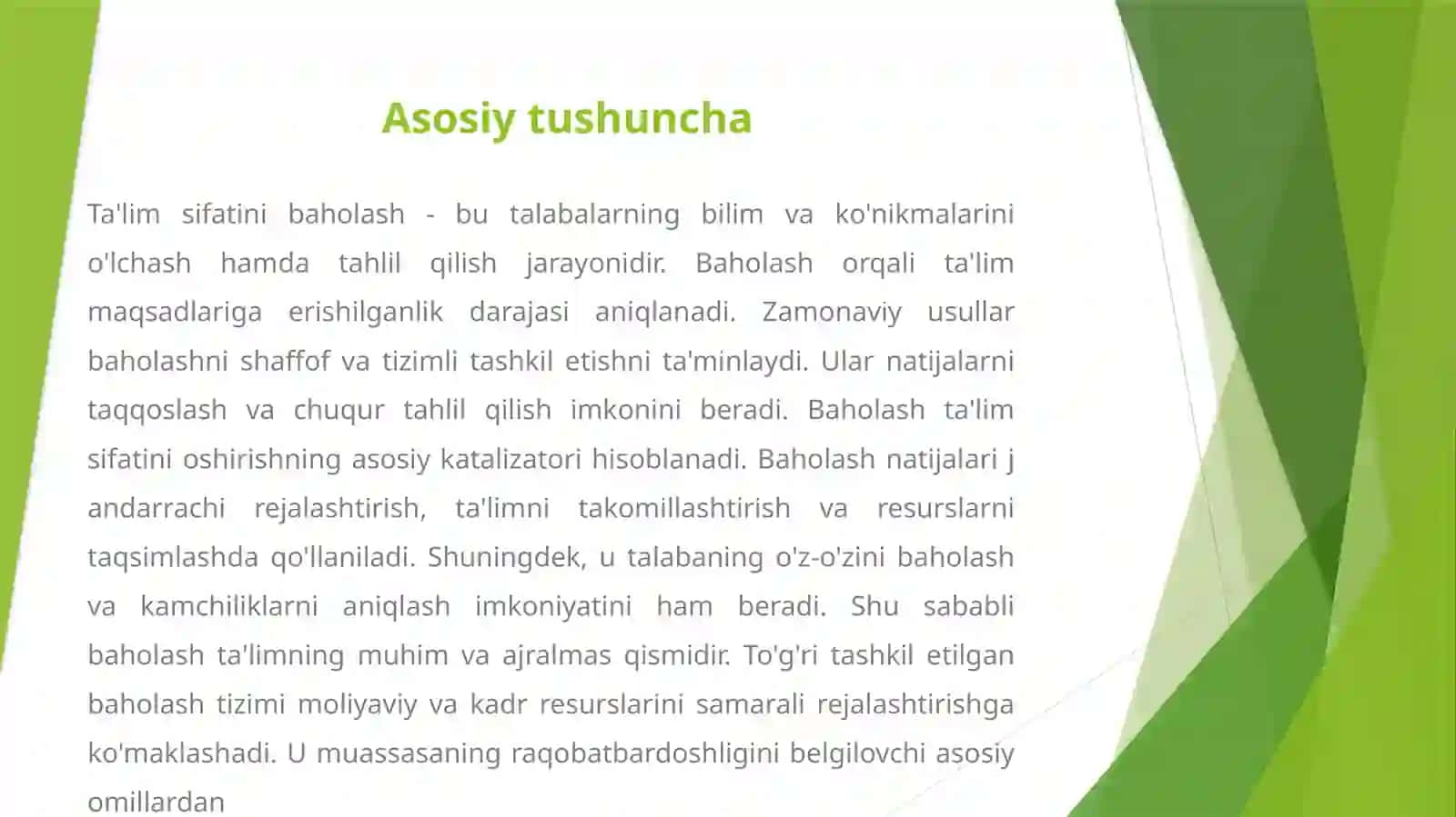 Ta'lim Sifatini Baholashning Zamonaviy Usullari 3