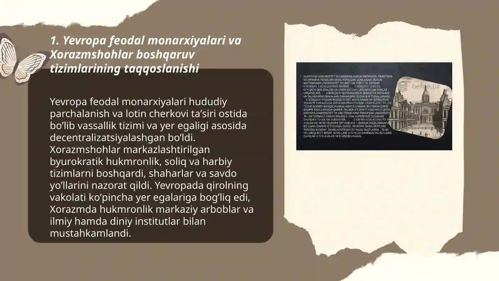 Rivojlangan õrta asrlar davlatlari taraqqiyoti va tanazzuli sabablari 3