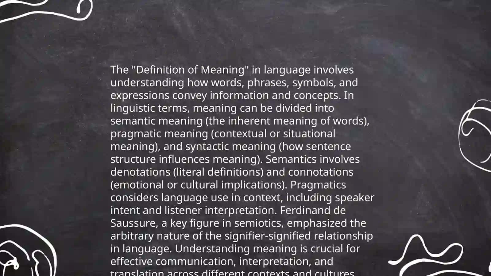 Definition of Meaning 3