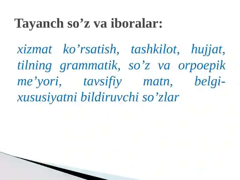Tаvsifnоmа vа tаvsiyanоma matni va uning zaruriy qismlari 3