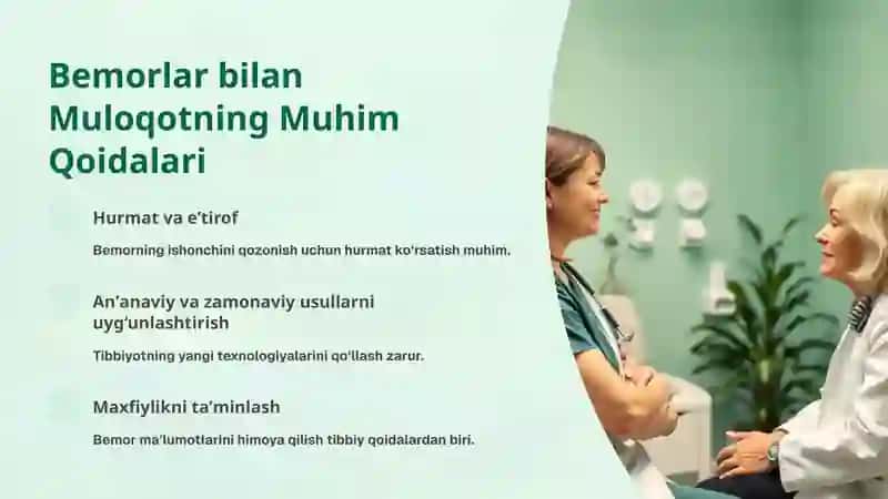 Tibbiyot Sohasida Ish Qidirish va Bemorlar Bilan Muloqot 3