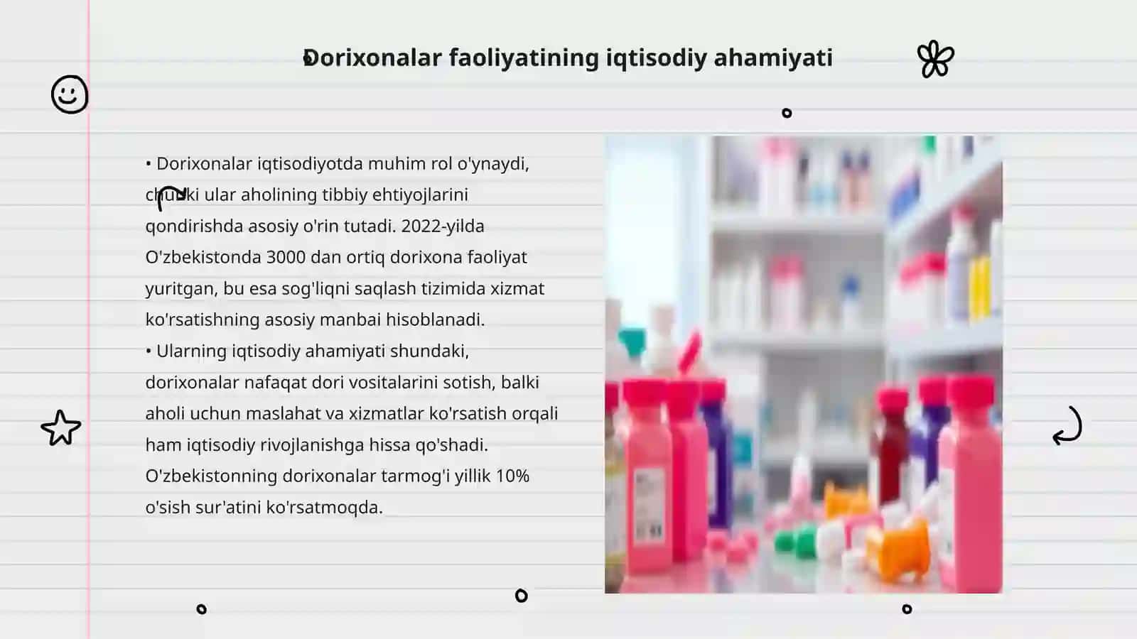 Dorixonalar iqtisodiy ko'rsatgichlarining tahlili 3