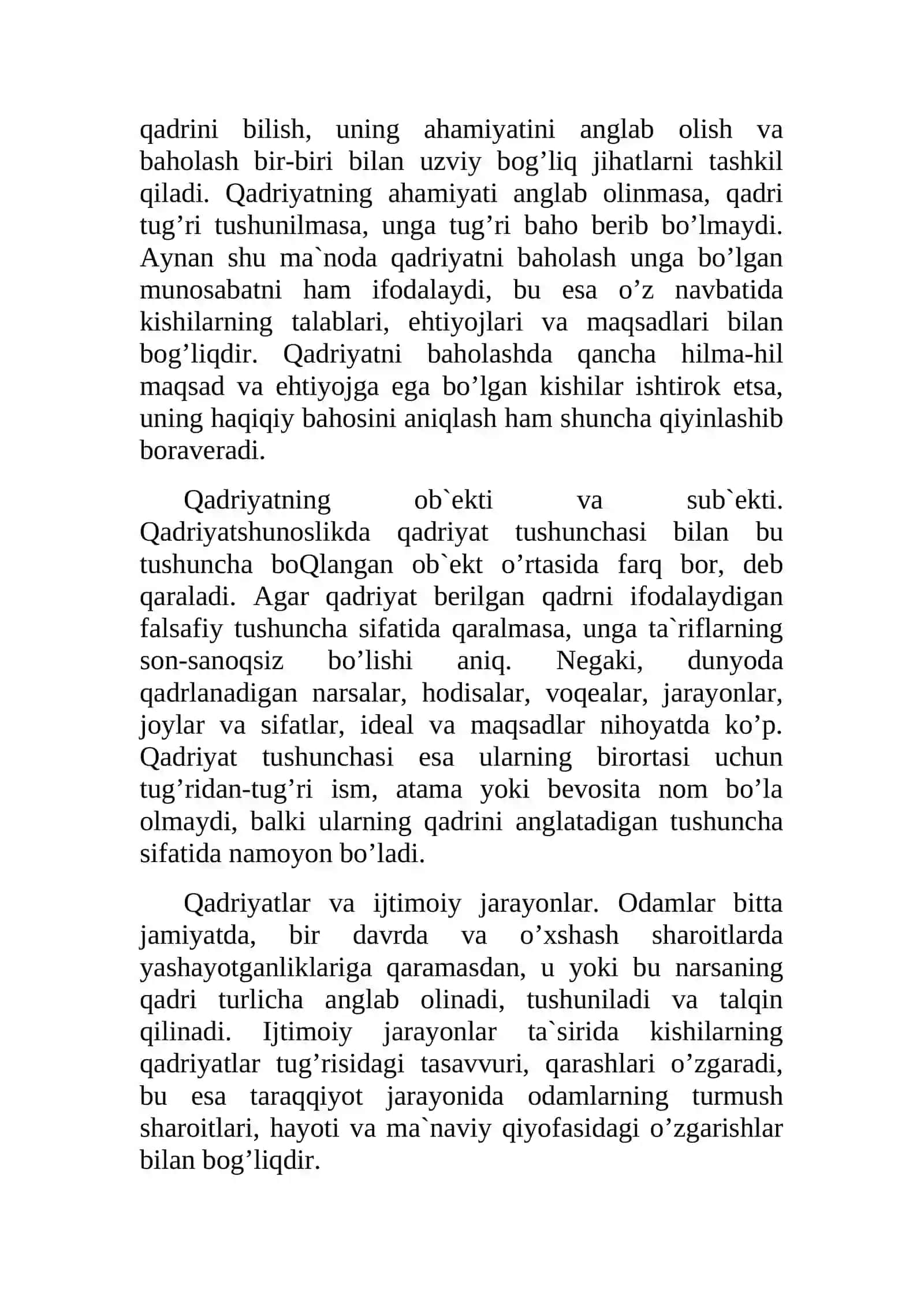 Qadriyatlar falsafasi 3