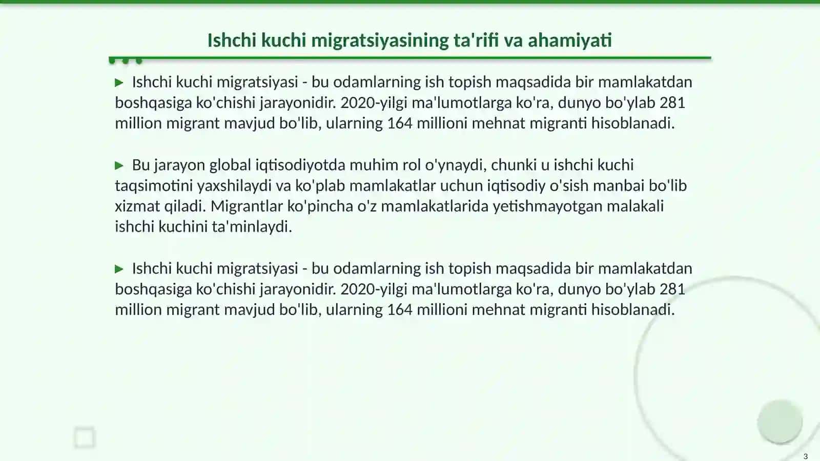 Global iqtisodiy rivojlanishda ishchi kuchi migratsiyasi 3