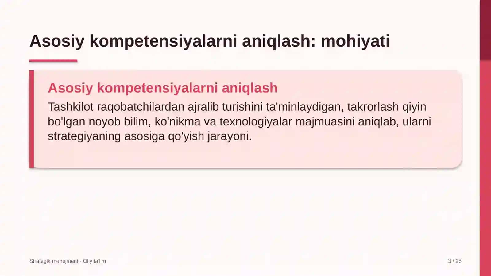 Davlat arxivlarida asosiy kompetensiyalarni aniqlash 3