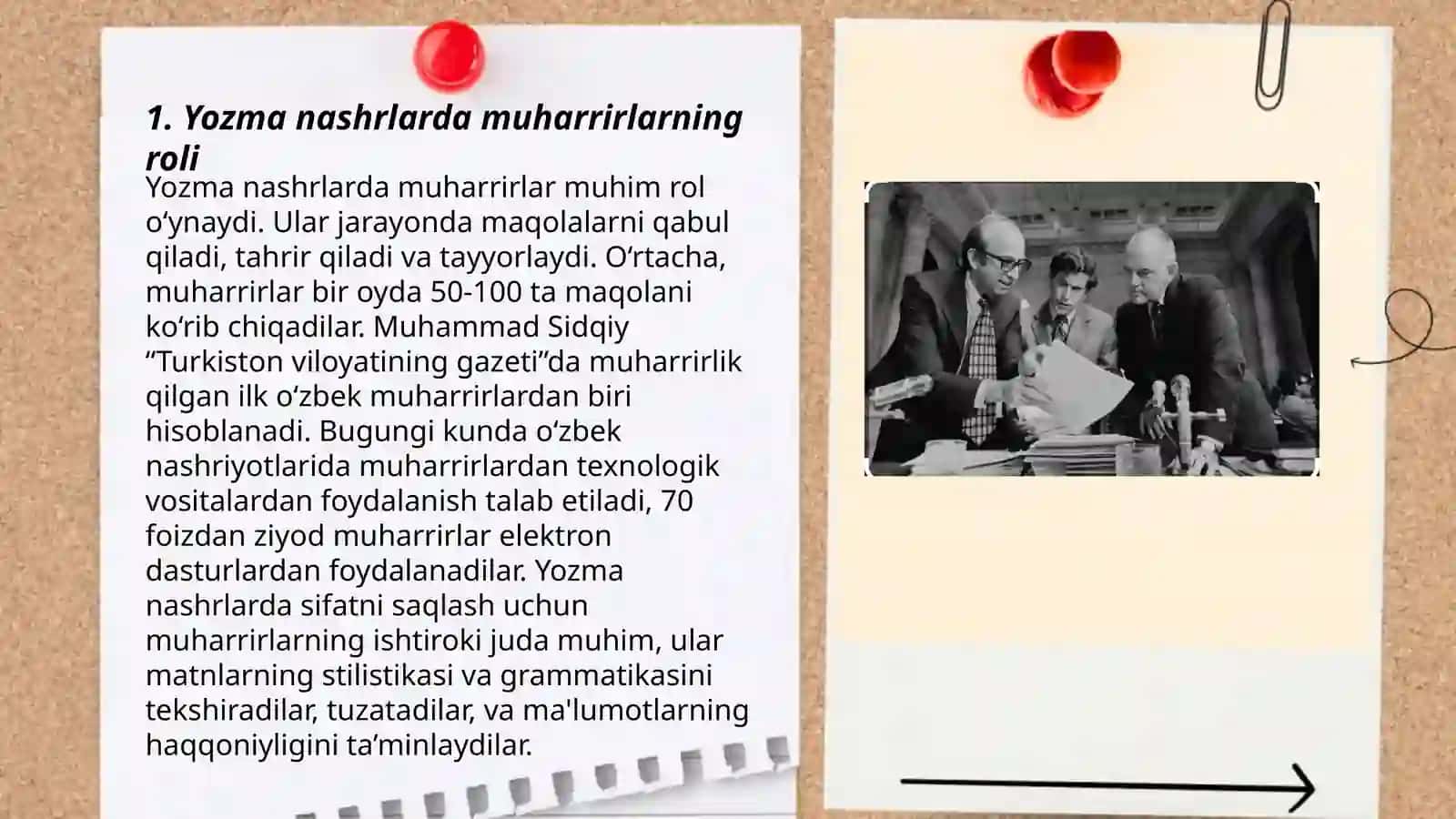 Yozma nashrlarda muharrirlarning ahamiyati 3