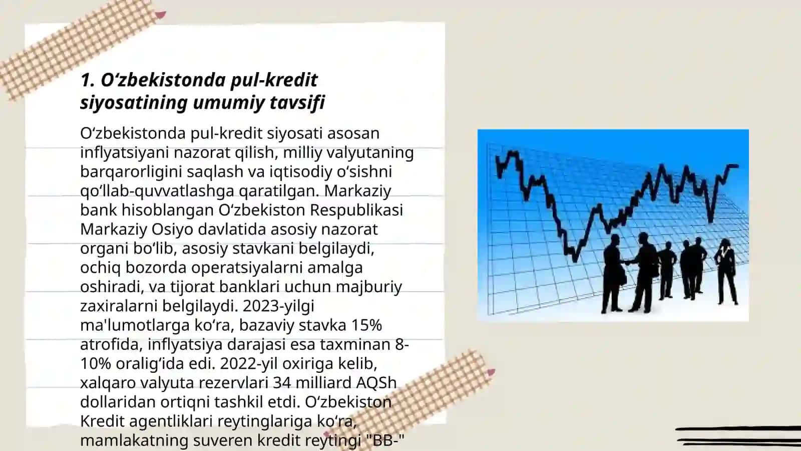 Òzbekistonda pul kridit siyosatini asosiy yonalishlari 3