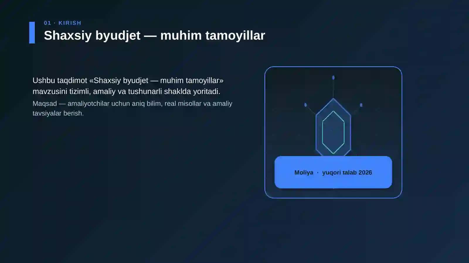 Shaxsiy byudjet — muhim tamoyillar 3