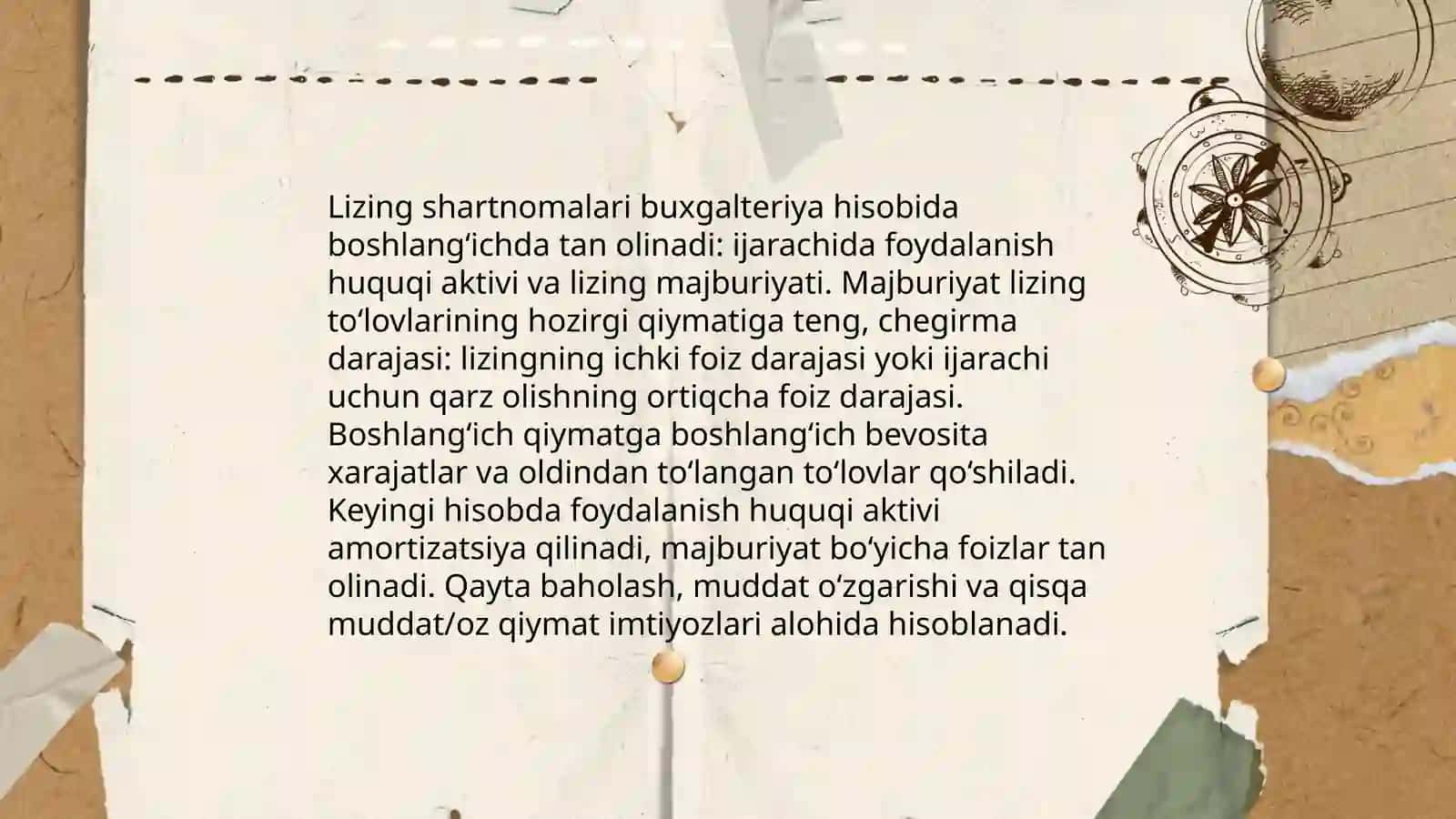 LIZING XIZMATLARINI KO‘RSATUVCHI SUB’EKTLARDA BUXGALTERIYA HISOBI 3