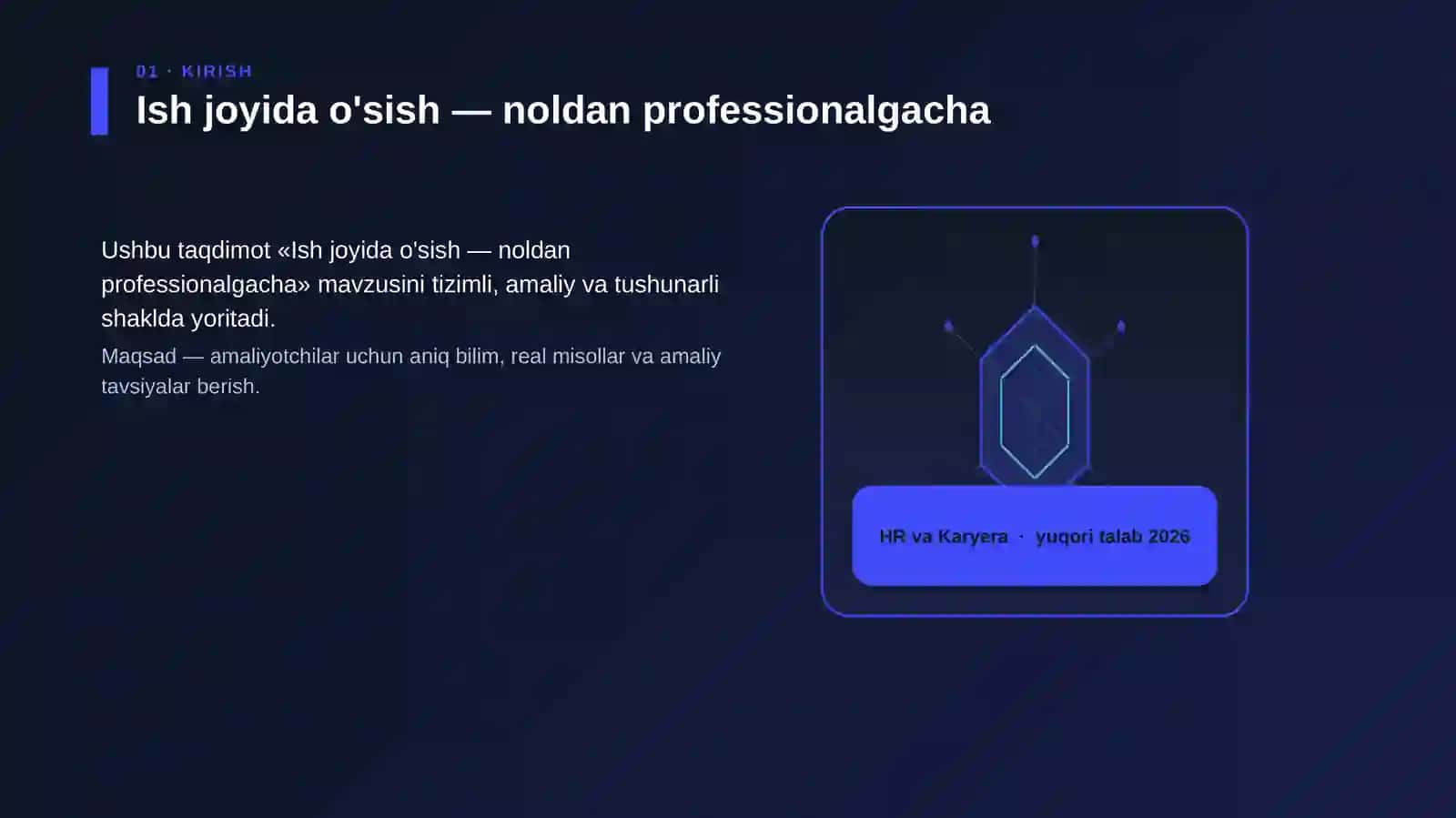 Ish joyida o'sish — noldan professionalgacha 3