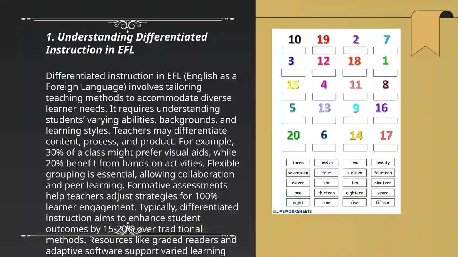 Implementing Differentiated Instruction in an EFL Elementary Classroom 3