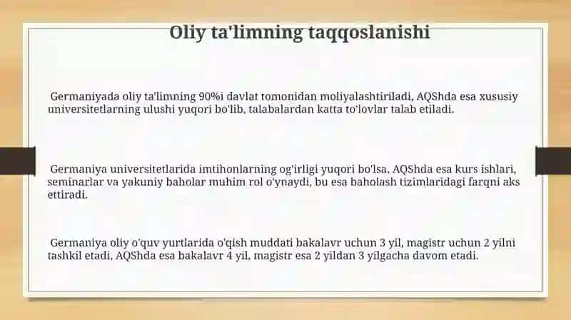Ta'lim tizimlarining tuzilishi va mazmuni 3