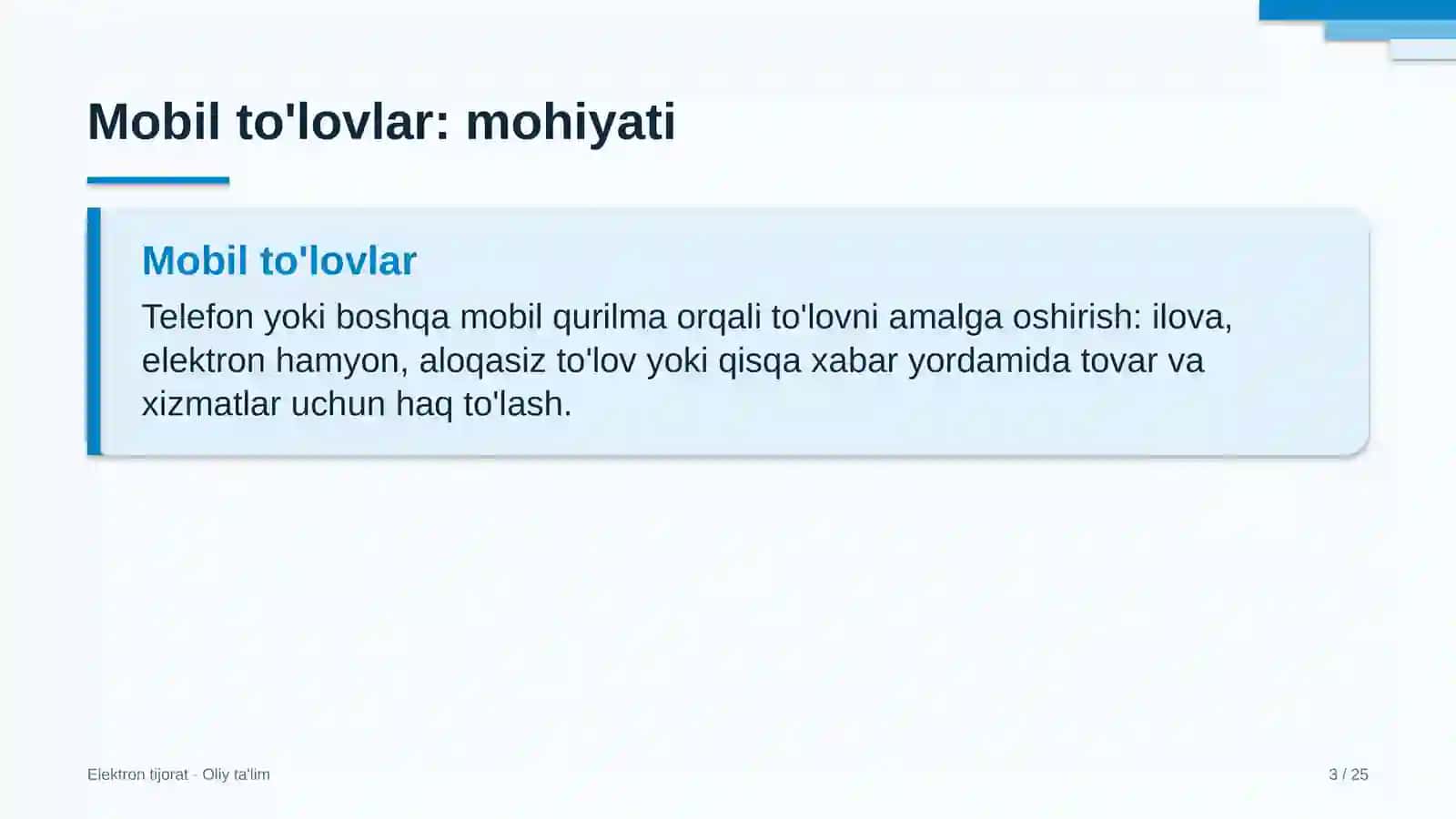 Daryo transportida mobil to'lovlar 3
