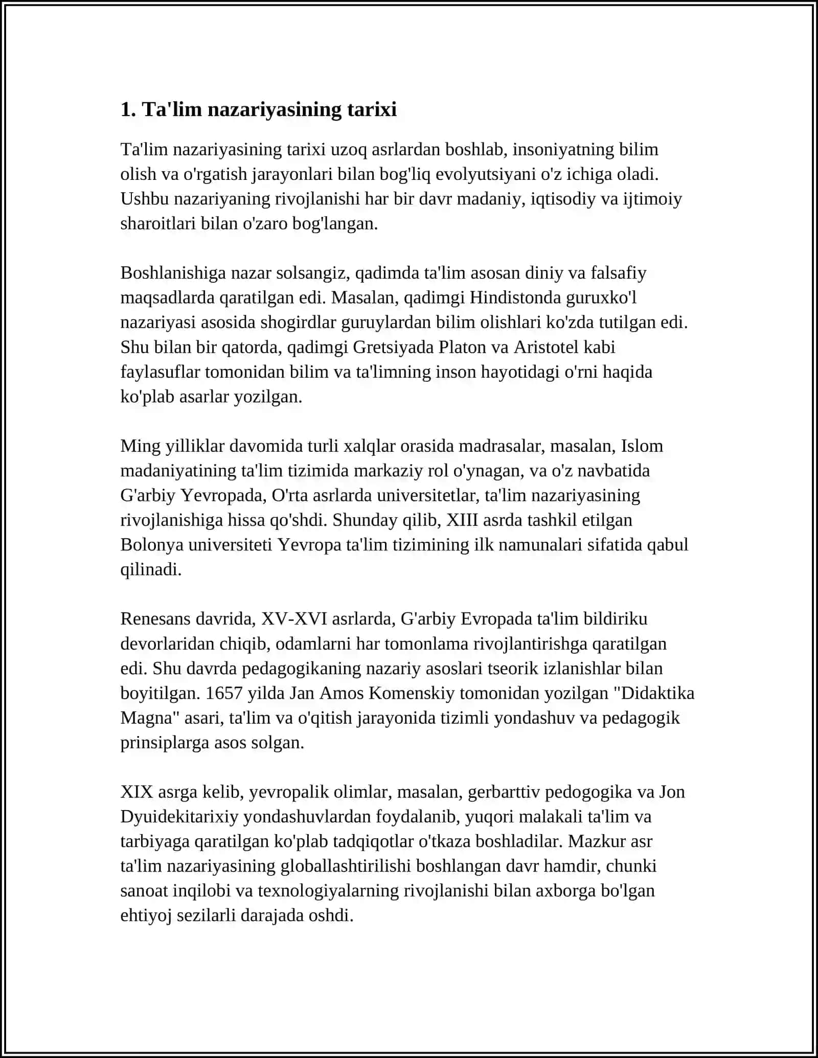 TA'LIM NAZARIYASI PEDAGOGIKANING TARKIBIY QISMI SIFATIDA 3