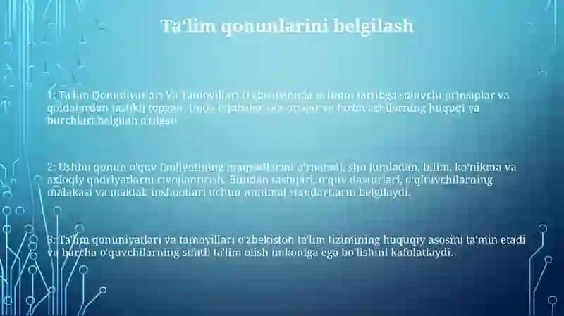 Ta'lim Qonuniyatlari Va Tamoyillari 3