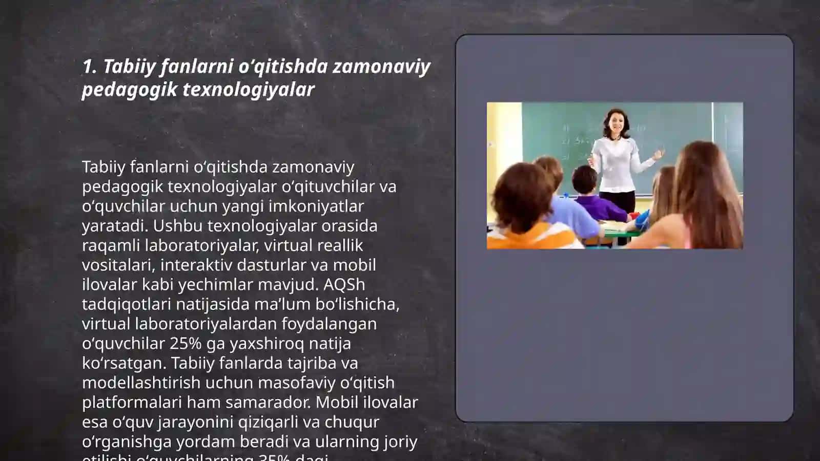 Boshlangʻich taʼlimda tabiiy fanlar oʻqitish vositalari va texnologiyalari 3